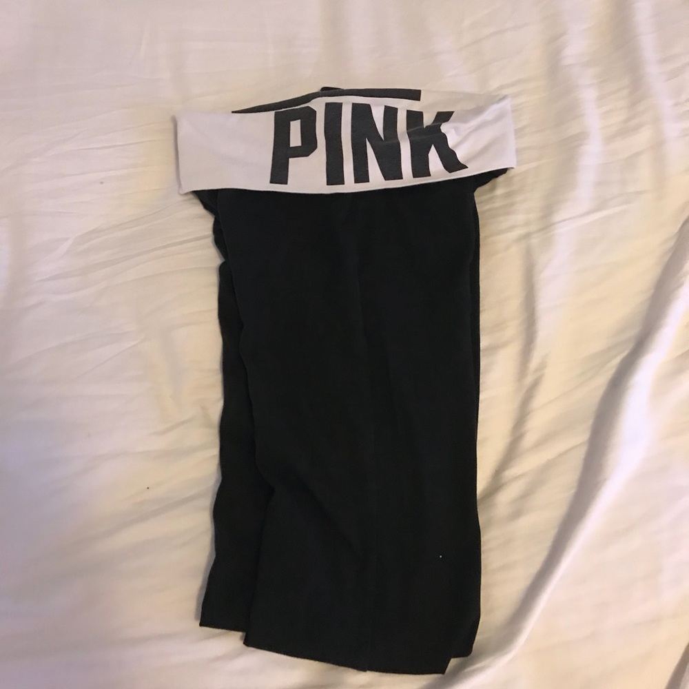 Pink yoga pants